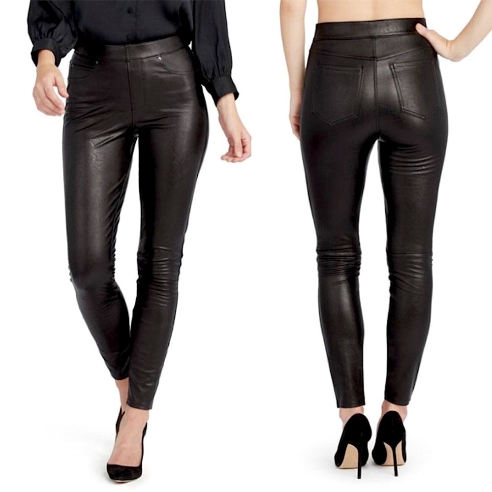 NWOT SPANX LEATHER LIKE SKINNY PANTS XL